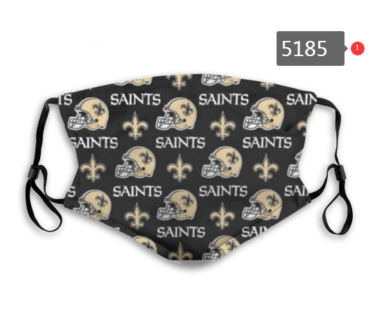 NFL New Orleans Saints #2 Dust mask with filter->nfl dust mask->Sports Accessory